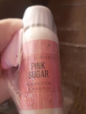 Pink Sugar Body Lotion - Pink Label And A Pink Face Wash